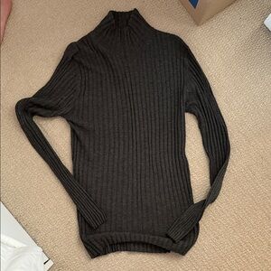 LOFT Men's Charcoal Turtleneck Sweater
